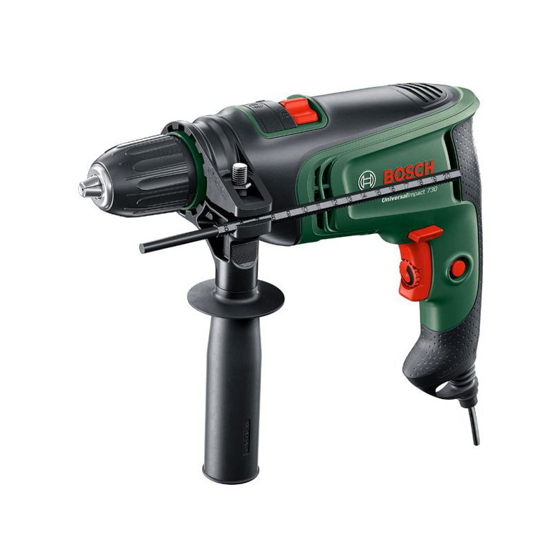 Trapano a percussione bosch universalimpact 730 senza chiave 3200giri/min