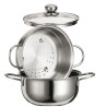 Set vapore con coperchio 20cm acciaio inossidabile [65105023]