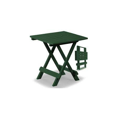 Tavolo progarden resina pieghevole 44x44 verde [adi080ve]