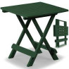 Tavolo progarden resina pieghevole 44x44 verde [adi080ve]
