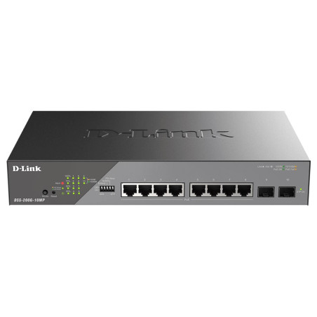 Switch d-link dss-200g-10mp gestito 8 orte gigabit ethernet