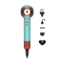 Asciugacapelli dyson supersonic nural hd07 1600w blu/arancione [515276-01]