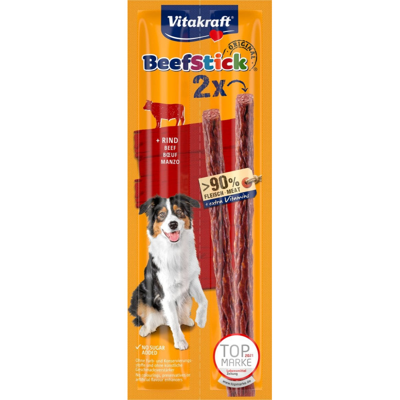 Snack per cani vitakraft beef stick manzo 24g 2pz