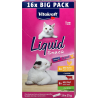 Snack per gatti vitakraft cat liquid-snack manzo e pollo 16x15g