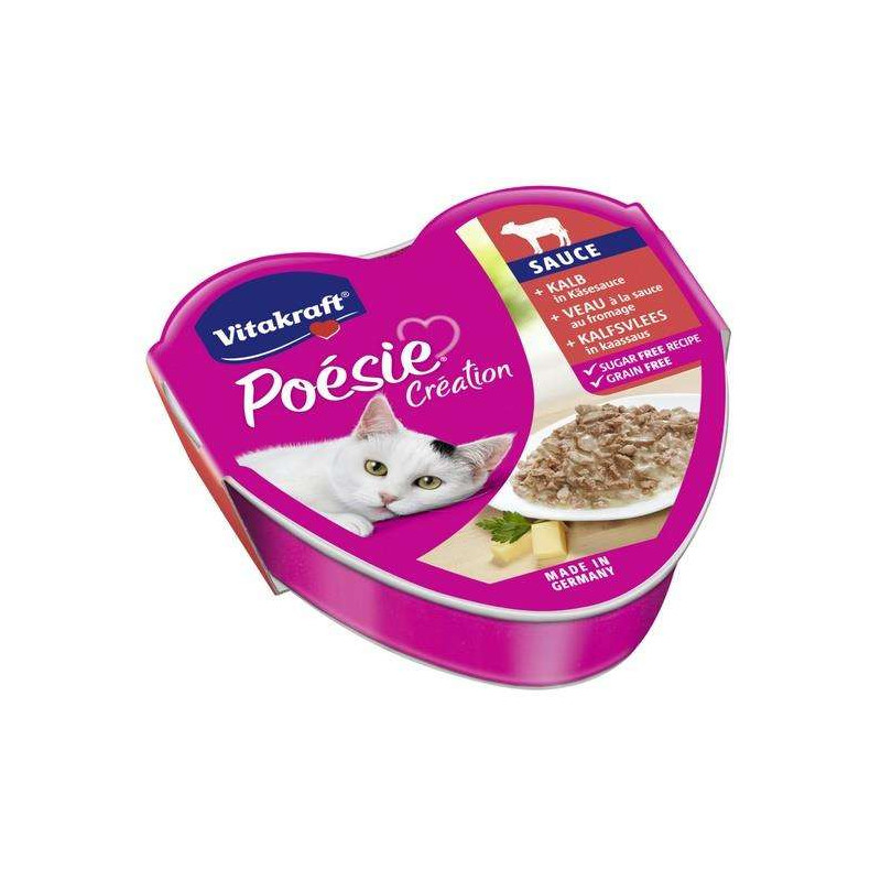 Cibo secco per gatti vitakraft poesie manzo e carote 85g