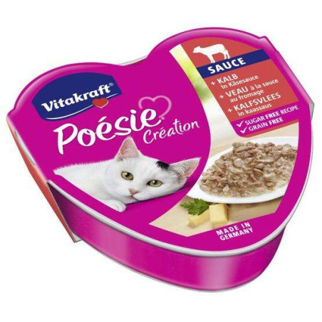 Cibo secco per gatti vitakraft poesie manzo e carote 85g