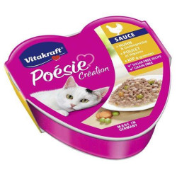 Cibo umido per gatti vitakraft poesie pollo/verdure 85g
