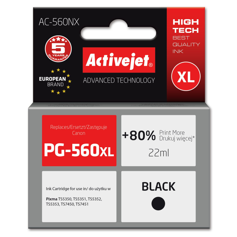 Cartuccia activejet ac-560nx printer ink for brother replacement