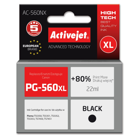 Cartuccia activejet ac-560nx printer ink for brother replacement