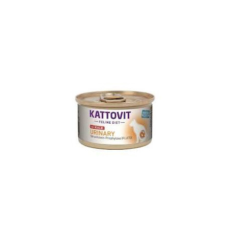 Cibo umido per gatti kattovit feline diet urinary vitello 85g