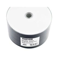 Cd-r maxell mandrino stampabile 80/700mb 52x50p 50pz [624043.00.as]