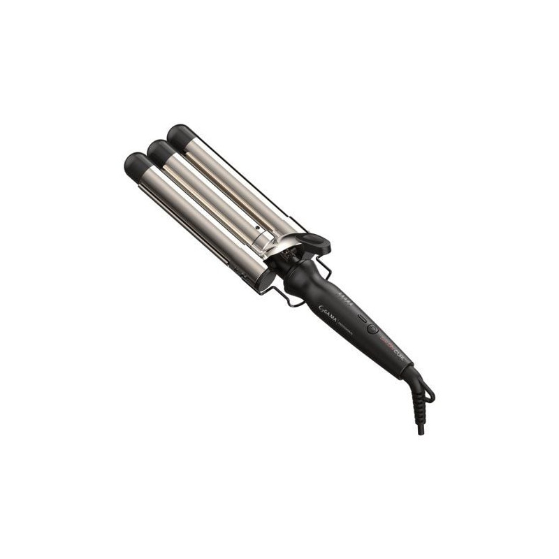 Arricciacapelli ga ma salon curl pc5006 triferro nero/argento [pc5006