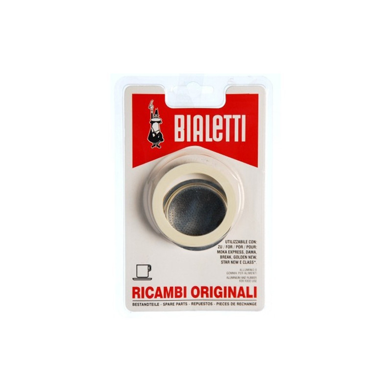 Guarnizione e filtro moka bialetti 1 tazza [bialetti]