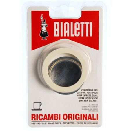 Guarnizione e filtro moka bialetti 1 tazza [bialetti]