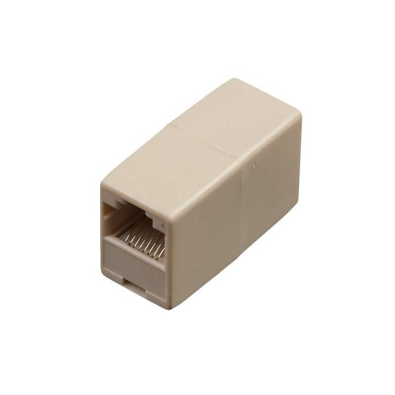 Accoppiatora di rete wp europe rj12 6p6c cat.6/rj45 beige [wpc-cpr-6p6c]