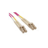 Cavo fibra ottica leviton multimodale duplex lc/lc 2fo om4 2m viola