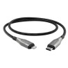 Cavo usb cygnett armoured lightning tipo c 1m nero [cy4667pcccl]