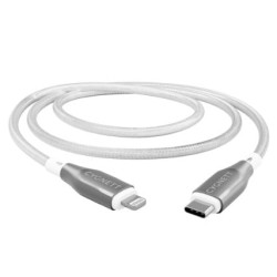 Cavo usb cygnett armoured lightning tipo c 2m bianco [cy4670pcccl]