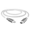 Cavo usb cygnett armoured lightning tipo c 2m bianco [cy4670pcccl]