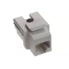 Frutto leviton rj45 cat.6 plus jack a scatto non schermato lsa/idc