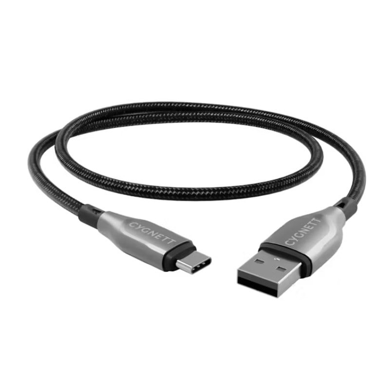 Cavo usb armoured tipo a/c 1m nero [cy4681pcusa]