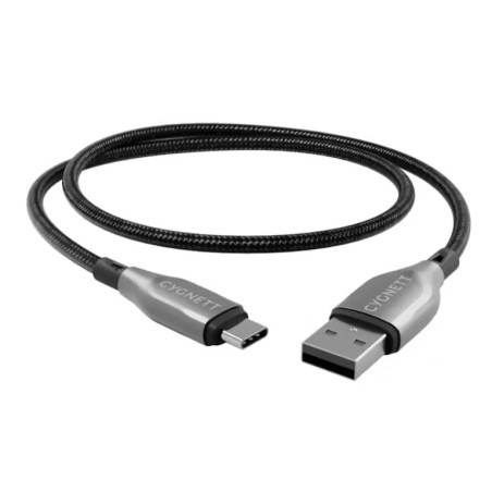 Cavo usb armoured tipo a/c 1m nero [cy4681pcusa]