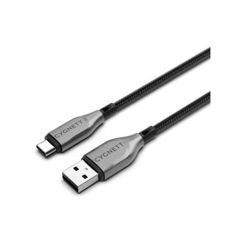 Cavo usb cygnett armoured tipo a/c 0.5m nero [cy4680pcusa]
