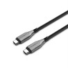 Cavo cygnett armoured usb-c a usb-c 2m nero [cy4676pctyc]