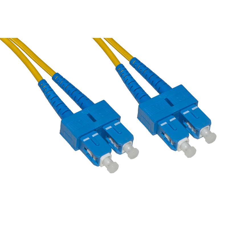 Cavo fibra ottica link monomodale duplex sc/sc 9/125 os2 3m giallo