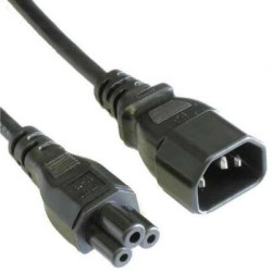 Cavo di alimentazione link c14/c5 m/f 1.8m nero [lk10038]