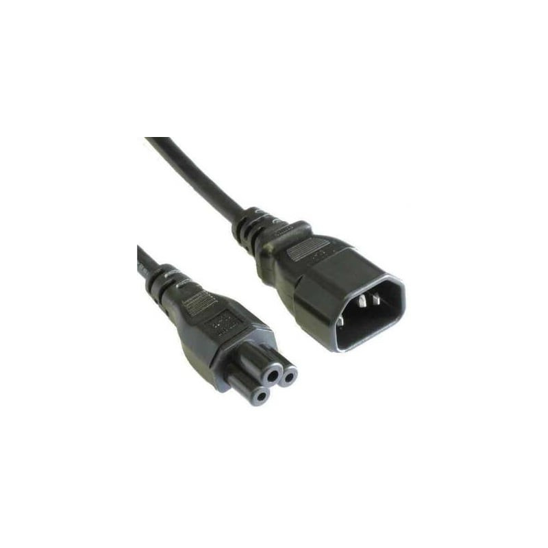 Cavo di alimentazione link c14/c5 m/f 1.8m nero [lk10038]