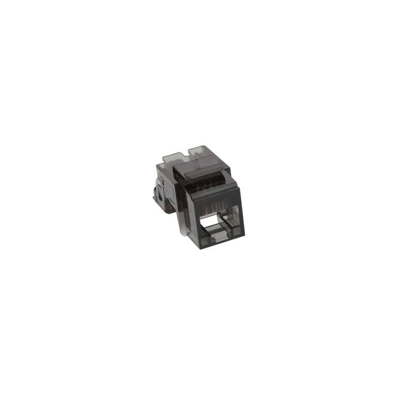 Connettore leviton ac6jaku002_ utp rj45 cat.6a 10gplus snap in nero