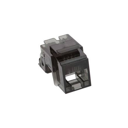 Connettore leviton ac6jaku002_ utp rj45 cat.6a 10gplus snap in nero