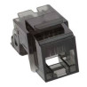 Connettore leviton ac6jaku002_ utp rj45 cat.6a 10gplus snap in nero