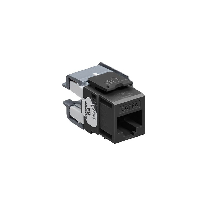Modulo keystone leviton extreme 6110g-re6 jack cat 6a non schermato