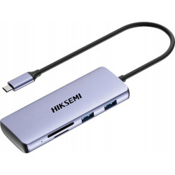 Hub usb hikvision hs-hub-ds8 multifunzionale 8in1 tipo c