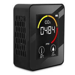 Misuratore di co2 purify py-m101-b a batteria con sistema