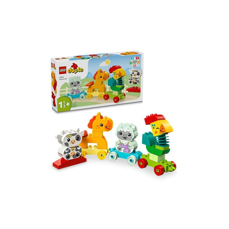 Lego duplo 10412 treno degli animali costruibile multicolore 19pz