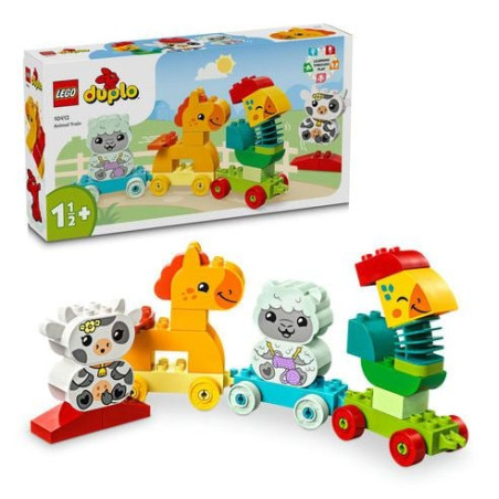 Lego duplo 10412 treno degli animali costruibile multicolore 19pz