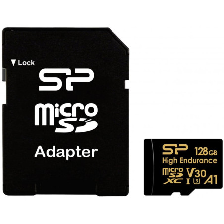 128gb scheda di memoria silicon power microsdxc high endurance v30