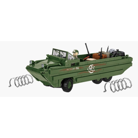 Set costruzioni cobi klocki dukw amphibia modellino 508pz 1/35 multicolore