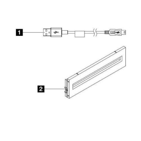 Kit cavi lenovo 4z57a16101 per disco ottico thinksystem st650 v2