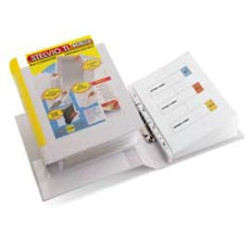Raccoglitore ad anelli sei rota stelvio ti 25 a4 2d bianco 22x30cm