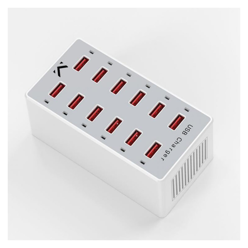 Caricatore majestic usb 12-porte bianco [770532]