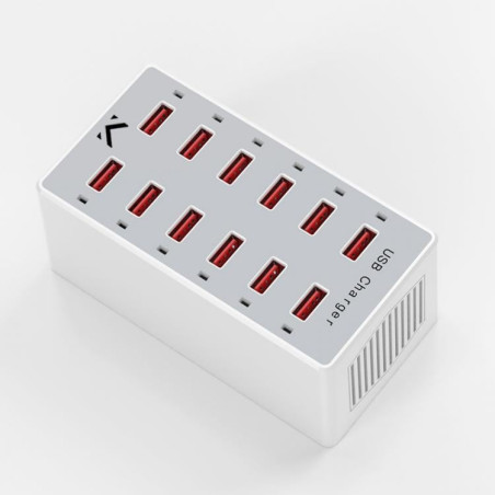 Caricatore majestic usb 12-porte bianco [770532]