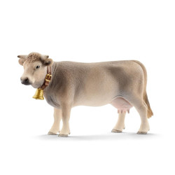 Schleich farm world braunvieh kuh multicolore [13874]