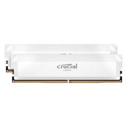 Ram ddr5 2x16gb crucial pro overclocking 6000mhz cl36 bianco [cp2k16g60c36u5w]