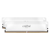 Ram ddr5 2x16gb crucial pro overclocking 6000mhz cl36 bianco [cp2k16g60c36u5w]