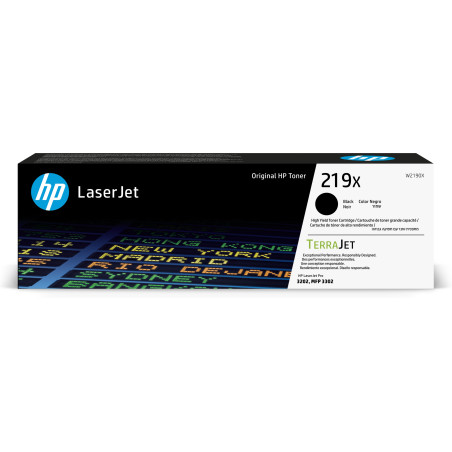 Toner hp 219x laserjet originale 3200 pagine nero [w2190x]