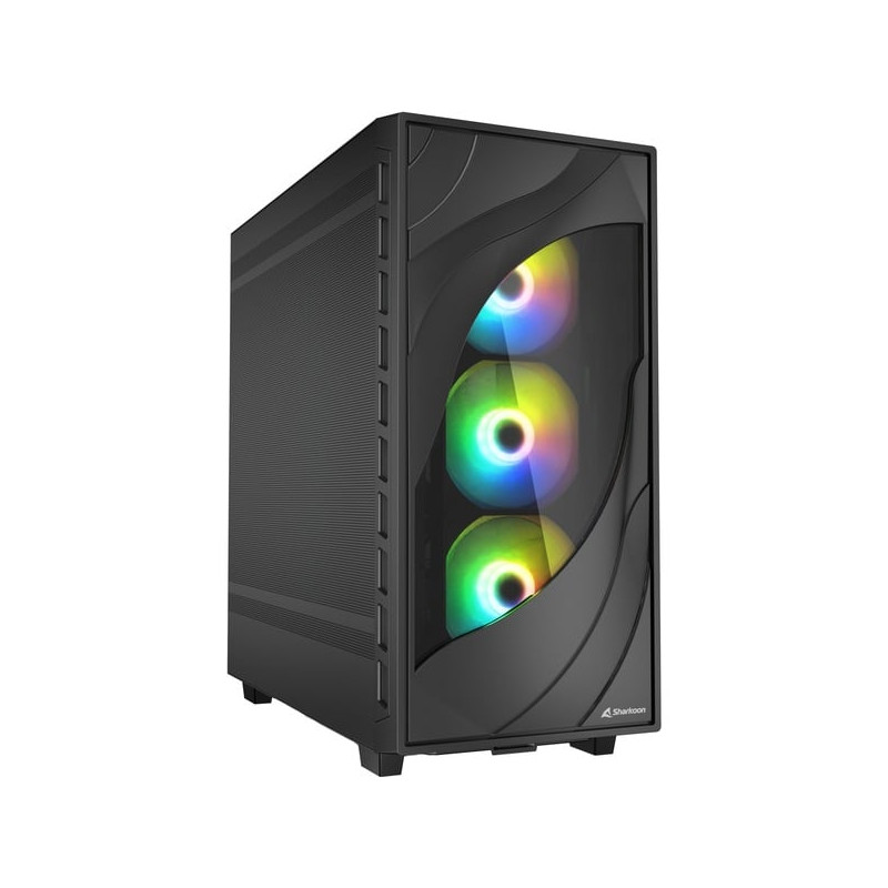 Case sharkoon rebel c80m rgb midi-tower atx nero [4044951041145]